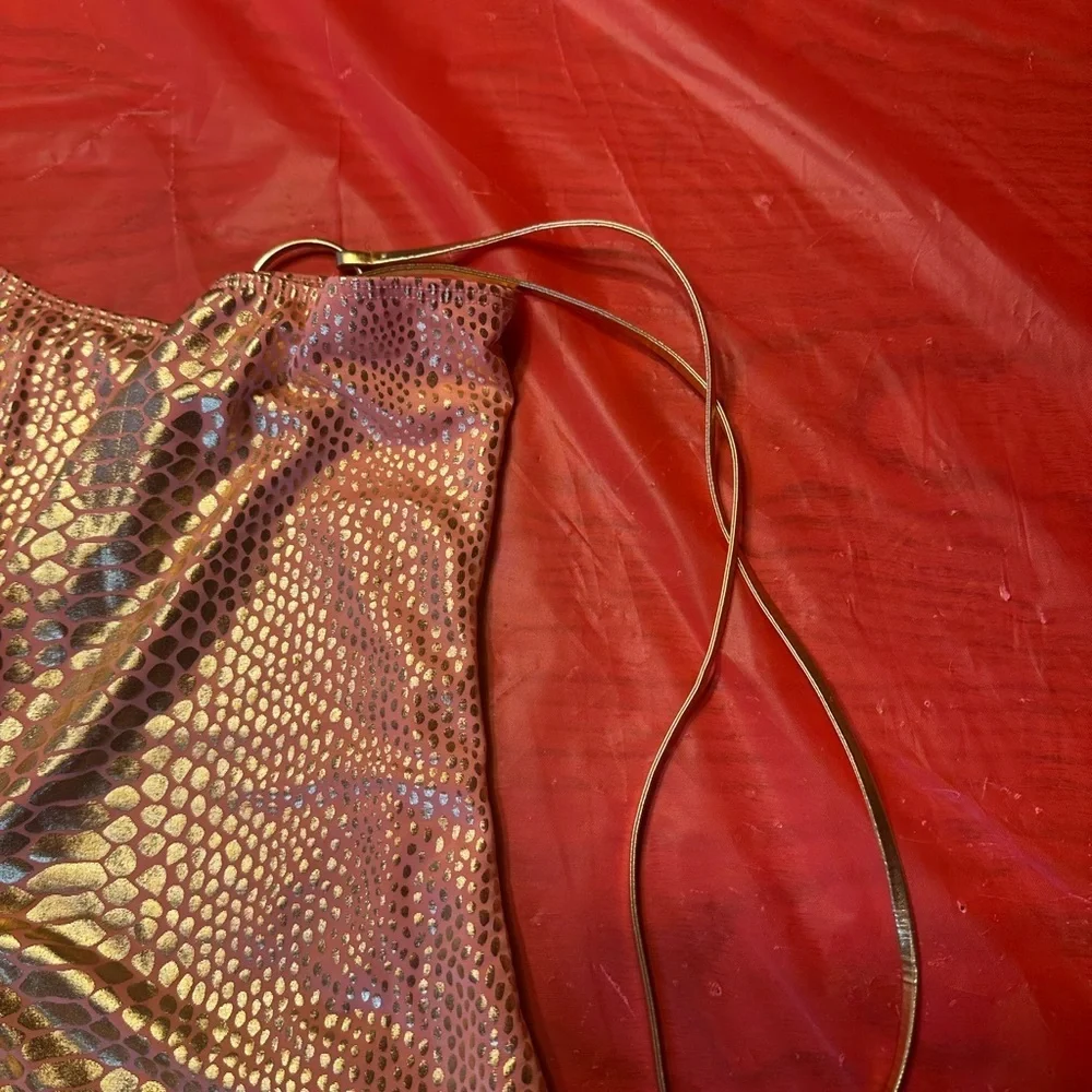 Wonen’s  Gold One Piece Swimsuit Bikini
